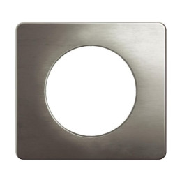 Legrand - Céliane 2024 - Plaque de finition Acier Satiné - 1 poste - Réf : CP1801