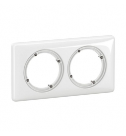 Legrand - Céliane 2024 - Double prise de courant étanche complet - Blanc - IP44 - Réf : 080251 + CM0111 + CB8111 + CP2702