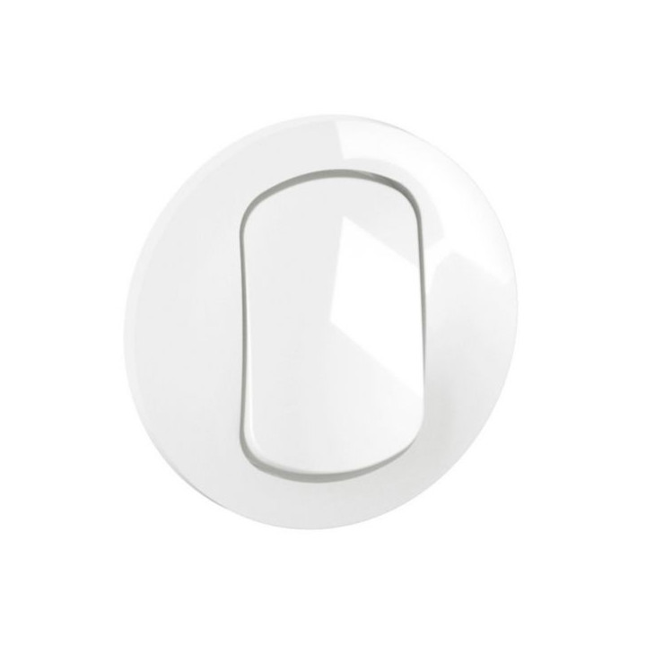 Legrand - Céliane 2024 - Interrupteur ou va et vient étanche complet - 10A - Blanc - IP44 - Réf : CG8001