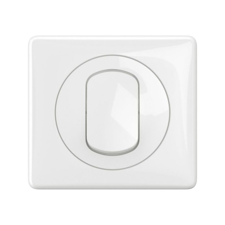 Legrand - Céliane 2024 - Interrupteur ou va et vient étanche complet - 10A - Blanc - IP44 - Réf : CG8001