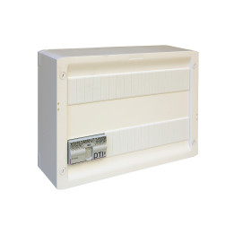 Legrand - Coffret VDI GRADE 2 avec brassage 18M STP - TV sur RJ45 - 4 RJ45 - Réf : 418248