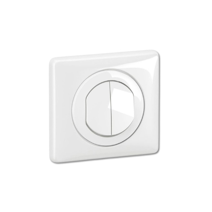 Legrand - Céliane 2024 - Double va et vient étanche complet - Blanc - IP44 - Réf : 080251 + 2 x CM0001 + CB4001 + CP2701