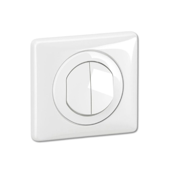 Legrand - Céliane 2024 - Double va et vient étanche complet - Blanc - IP44 - Réf : 080251 + 2 x CM0001 + CB4001 + CP2701