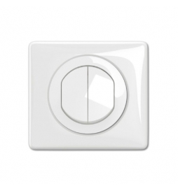 Legrand - Céliane 2024 - Double va et vient étanche complet - Blanc - IP44 - Réf : 080251 + 2 x CM0001 + CB4001 + CP2701