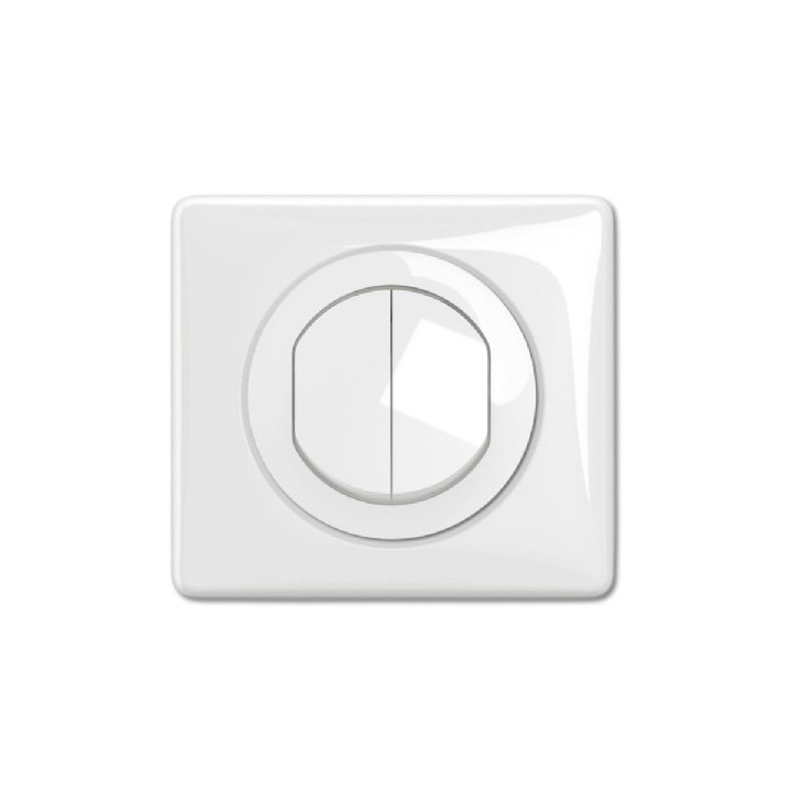 Legrand - Céliane 2024 - Double va et vient étanche complet - Blanc - IP44 - Réf : 080251 + 2 x CM0001 + CB4001 + CP2701