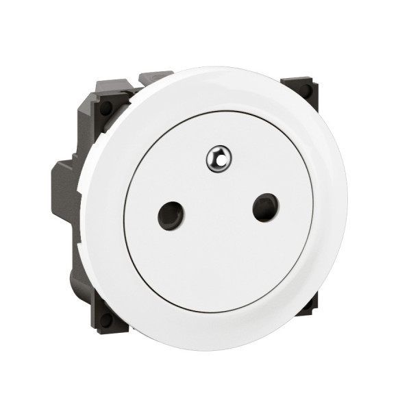 Legrand - Céliane 2024 - Mécanisme PC avec enjoliveur - PC 2P+T - 16A - Réf : CF0111