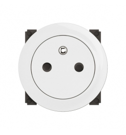 Legrand - Céliane 2024 - Mécanisme PC avec enjoliveur - PC 2P+T - 16A - Réf : CF0111