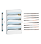Legrand - DRIVIA - Coffret 4 rangées - 18 modules + Peigne Verticale et Horizontale - Ref. : 401224+404928+405002