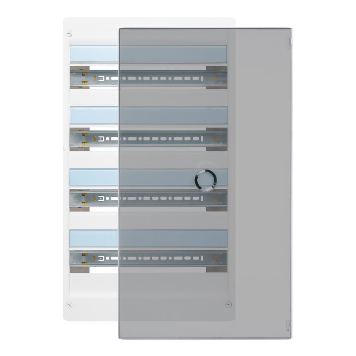 Legrand - Drivia - Kit GTL 18M + Tableau 4 Rangées de 18 Modules + Porte Transparente - Réf. : 030067+401224+401244