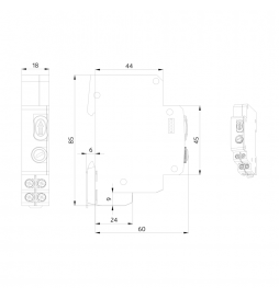 B.E.G - Minuterie électronique 30s à 10m - SCT1 - Réf : 92655