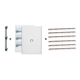 Legrand - DRIVIA - Coffret 3x18 + Peigne V et H + Porte - Ref. : 401223+405001+404928x6+401233