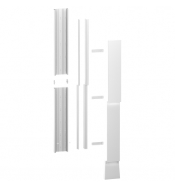 Schneider - Resi9 - kit goulotte 18M - 2 parties - corps - capot - cloisons - capot ERDF - R9HKT18