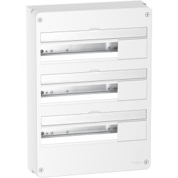Schneider - Resi9 - kit goulotte 18M - 2 parties + Tableau RESI9 18M - 3R - Réf. : R9HKT18+R9H18403