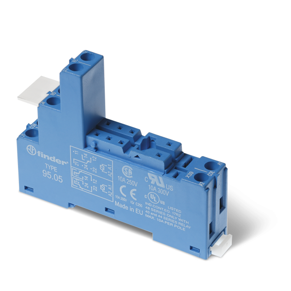 Finder - Relais Industriel 2RT - 24VDC + Embase Relais - Réf. : 405290240000+9505SPA