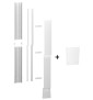 Schneider - Resi9 - kit goulotte 18M - 2 parties - corps - capot - cloisons - complet - Réf. : R9HKT18+R9H18535