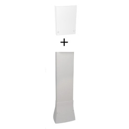 Schneider - Resi9 - kit goulotte 13M - 2 parties - corps - capot - cloisons - complet - Réf. : R9HKT13+R9H13535