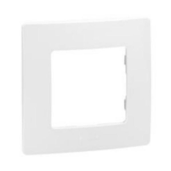 Legrand - Niloé - Plaque simple - 1 Poste - Blanc - Réf : 665001
