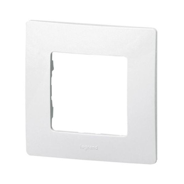 Legrand - Niloé - Plaque simple - 1 Poste - Blanc - Réf : 665001