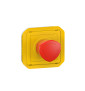 Legrand - Plexo L - Coup de poing d'urgence - poussoir - Composable - déverrouillage 1/4 tour - IP55/IK08 - Réf : 069549L
