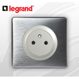 Legrand Céliane - Enjoliveur PC 2P+T Titane - affleurant - Surface - 068411