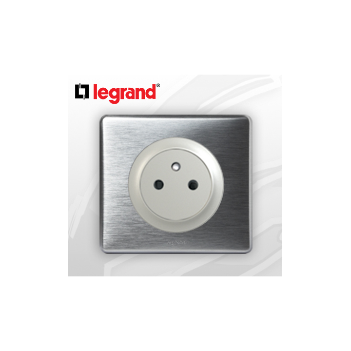 Legrand Céliane - Enjoliveur PC 2P+T Titane - affleurant - Surface - 068411