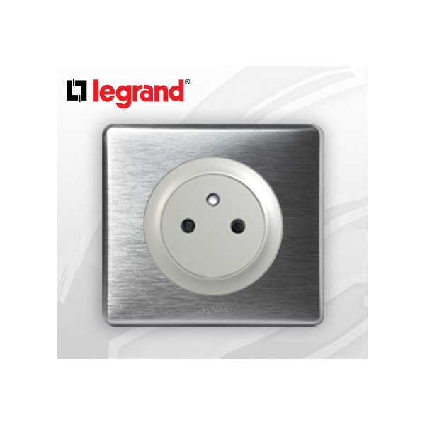 Legrand Céliane - Enjoliveur PC 2P+T Titane - affleurant - Surface - 068411