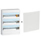 Legrand - Drivia - Coffret 3 rangées - 18 modules + Plaque de fond - Ref. : 401253+401223