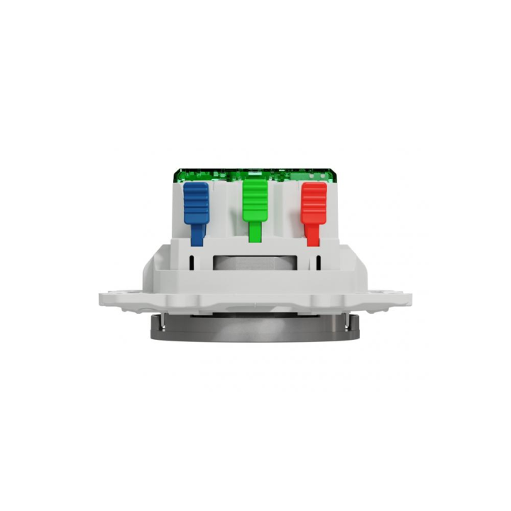 Schneider - Odace 2011 - Prise de courant Affleurante + USB Type C - Aluminium - Réf : S530089