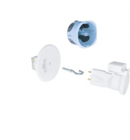 Eur'Ohm - KIT point de centre DCL encastré - Ø67 mm - avec douille DCL E27 - Réf : 53062