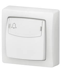 Legrand Oteo - Poussoir porte-étiquette 6A - 230V - Réf : 086009L