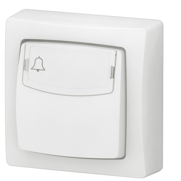Legrand Oteo - Poussoir porte-étiquette 6A - 230V - Réf : 086009L