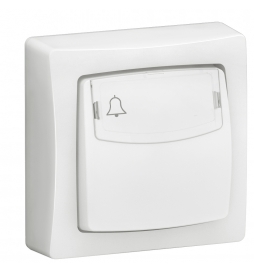 Legrand Oteo - Poussoir porte-étiquette 6A - 230V - Réf : 086009L