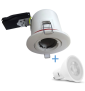 Miidex - Kit spot encastré BBC Orientable blanc 7W - 4000K dimmable Réf : 7719 + 100561