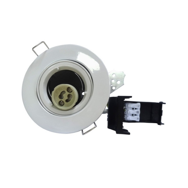 Vision EL - Kit spot encastré BBC Orientable blanc 7W - 4000K dimmable 7719 + 100561