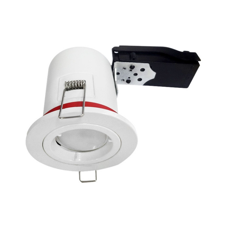 Miidex - Kit spot encastré BBC Fixe blanc 7W - 4000K dimmable - Réf : 7718 + 100561