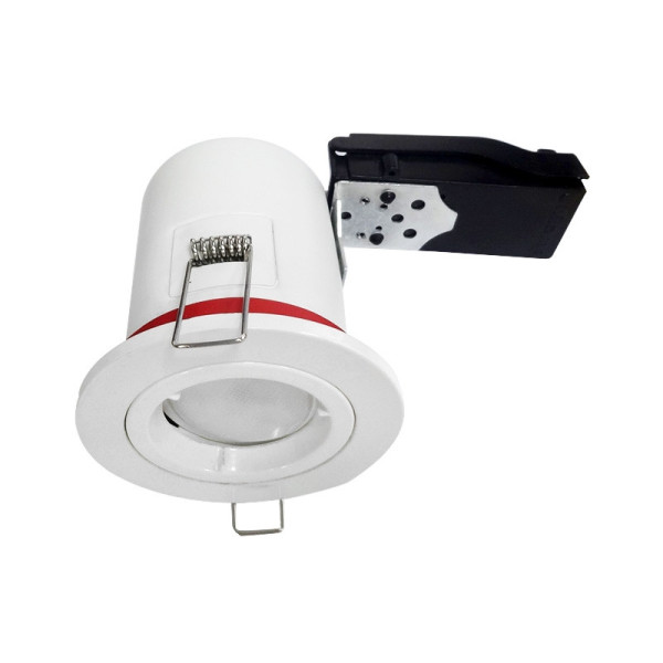 Miidex - Kit spot encastré BBC Fixe blanc 7W - 4000K dimmable - Réf : 7718 + 100561