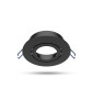 Miidex - Support de spot plafond - Rond - Orientable - Noir - Ø92 mm - Réf : 77120