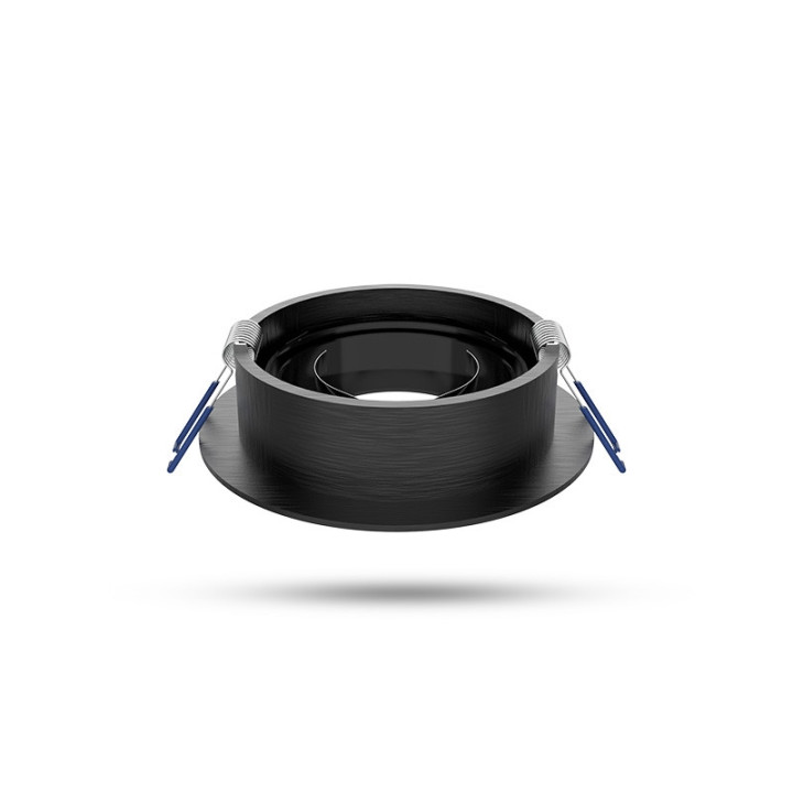 Miidex - Support de spot plafond - Rond - Orientable - Noir - Ø92 mm - Réf : 77120