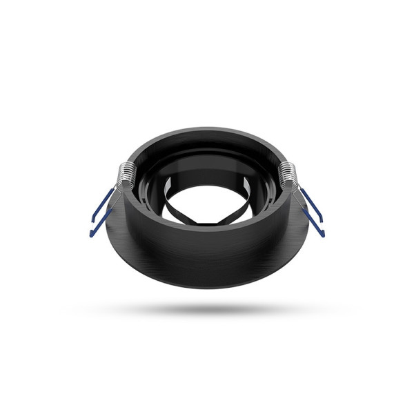 Miidex - Support de spot plafond - Rond - Orientable - Noir - Ø92 mm - Réf : 77120