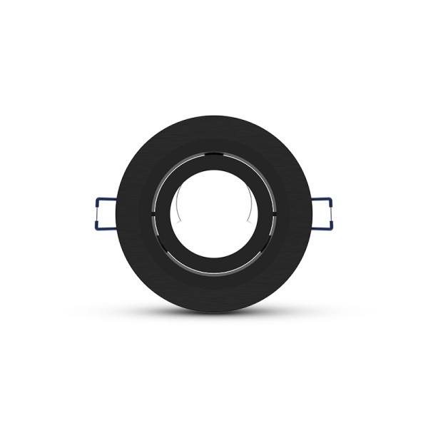 Miidex - Support de spot plafond - Rond - Orientable - Noir - Ø92 mm - Réf : 77120
