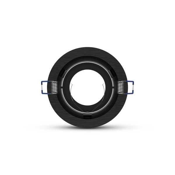 Miidex - Support de spot plafond - Rond - Orientable - Noir - Ø92 mm - Réf : 77120