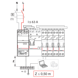 Legrand - Parafoudre bipolaire 220V - Type 2 LEXIC avec protection intégrée et fil de terre 50cm