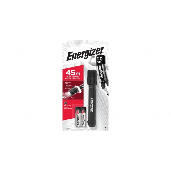 Energizer - Lampe torche - 50lm - avec 2 piles AA - Réf : 7638900015096