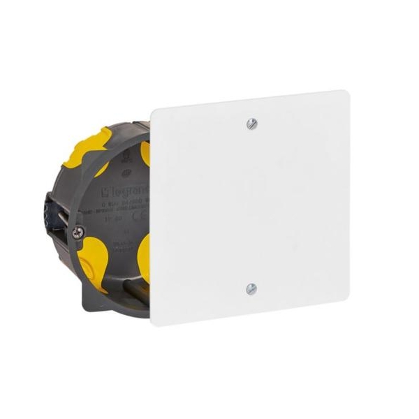 Legrand Batibox - Boîte de dérivation diam 85 - 1 poste BBC - Prof. 40 - avec couvercle - Réf : 080084L