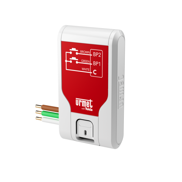 Yokis - Emetteur encastré - 2 canaux - Zigbee - Réf : E2BP-UP
