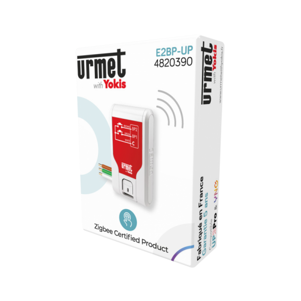 Yokis - Emetteur encastré - 2 canaux - Zigbee - Réf : E2BP-UP