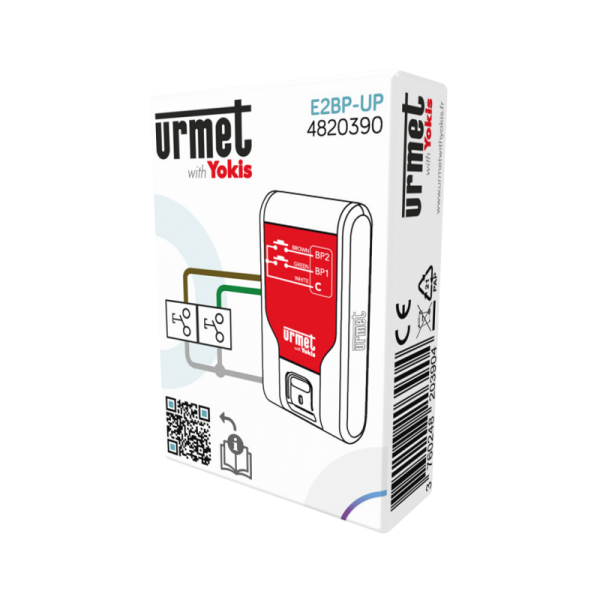 Yokis - Up - Emetteur encastré - 2 canaux - Zigbee - Réf : E2BP-UP