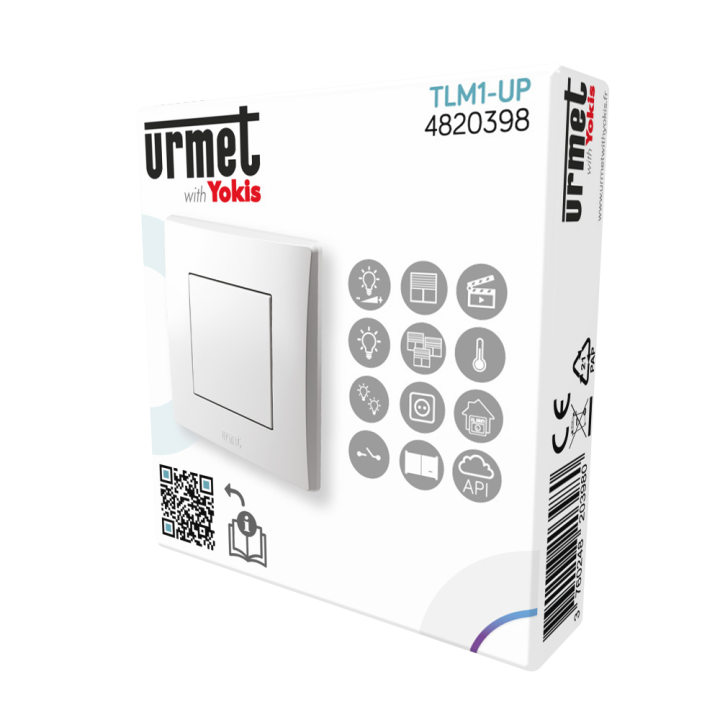 Yokis - Up - Télécommande murale - 1 touche - Zigbee - Réf : TLM1-UP