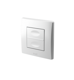 Yokis - Télécomande murale - 2 touches - Zigbee - Réf : TLM2-UP