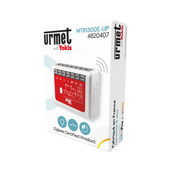 Yokis - Micromodule télérupteur - 2000W - Zigbee - Réf : MTR2000E-UP